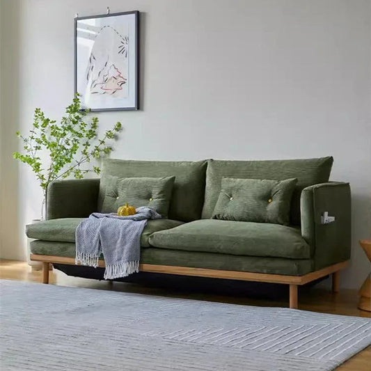 Upholstered Corduroy Sleeper Sofa Bed -- SOFA BED -