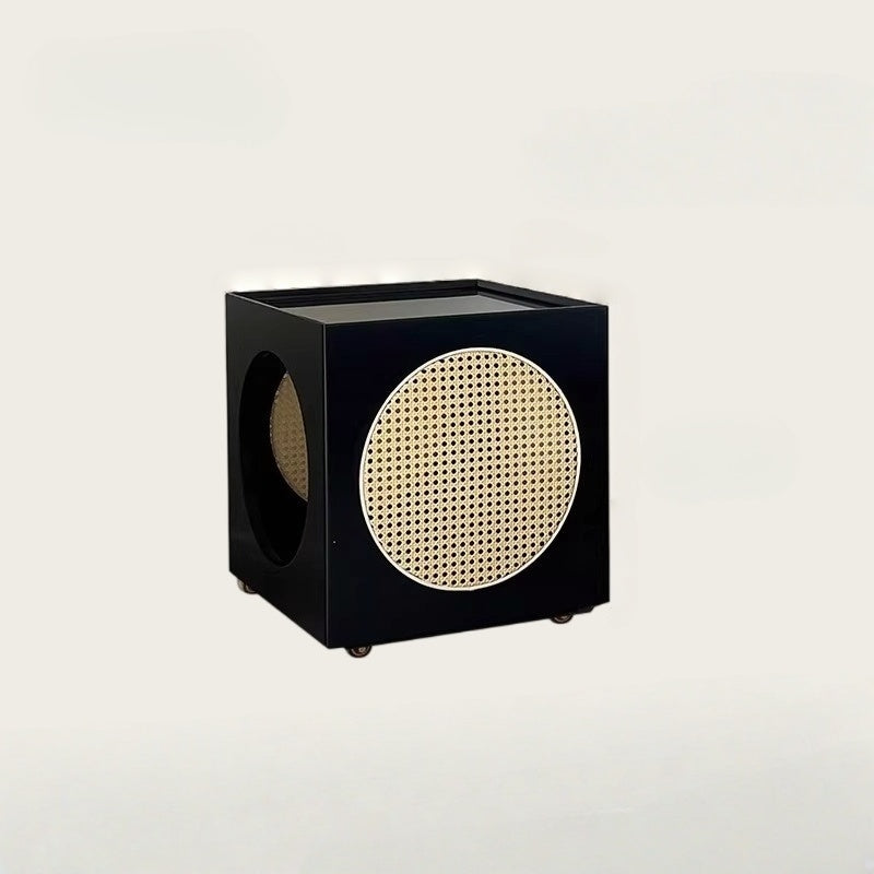 Space-saving cube coffee table product specifications and weight capacity details