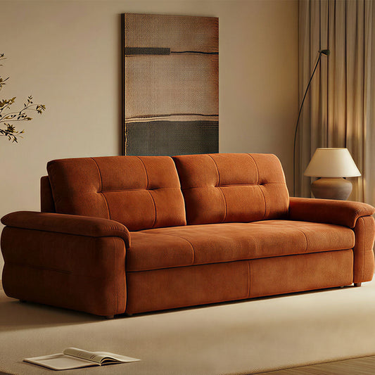 Chinese Style BE MY HOME Pull-Out Sofa Bed for Small Spaces with Pet-Friendly Fabric