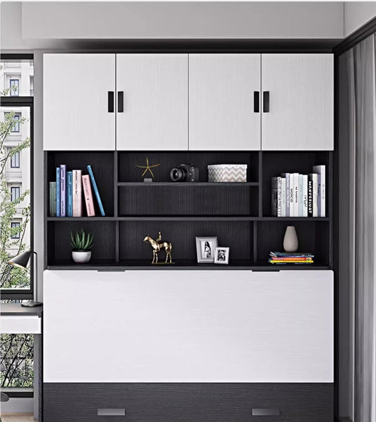 Murphy Cabinet Bed with Deepest Storage Shelf
