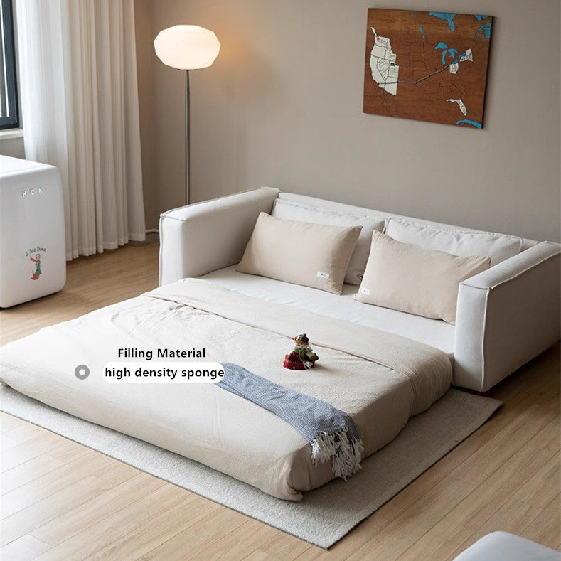 Nordic Minimalism Chenille Fabric Floor Sofa Bed