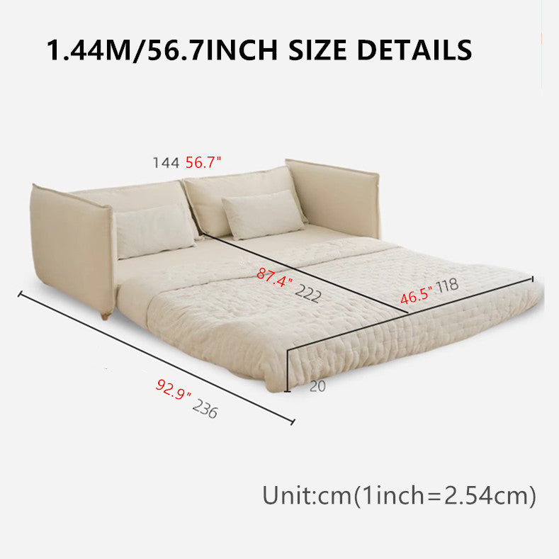 Nordic Minimalism Floor Sleeper Sofa Bed