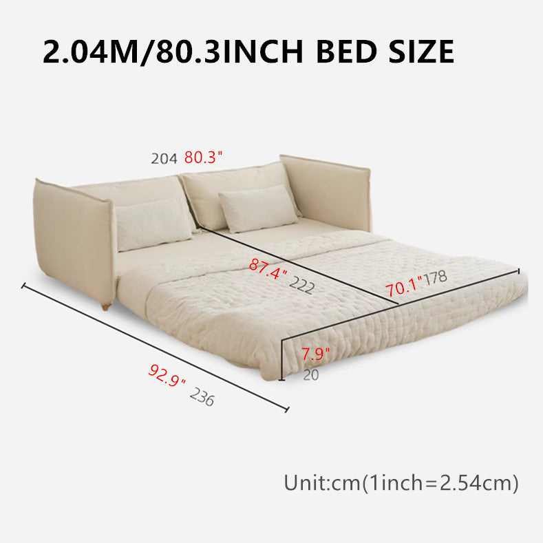 Nordic Minimalism Floor Sleeper Sofa Bed