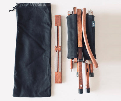 Outdoor Camping Folding  Solid Wood Kermit Chair