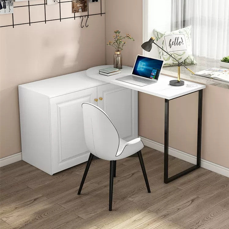 Folding Bed with 360 Degree Rotating Desk Combination Set