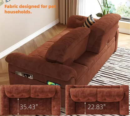Chinese Style BE MY HOME Pull-Out Sofa Bed for Small Spaces with Pet-Friendly Fabric -- SOFA BED -