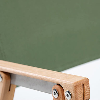 Outdoor Camping Folding  Solid Wood Kermit Chair