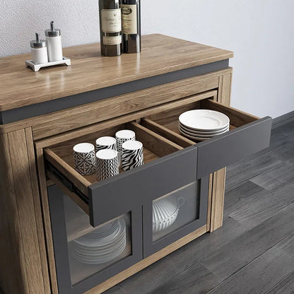 Extendable Dining Table With Sideboard