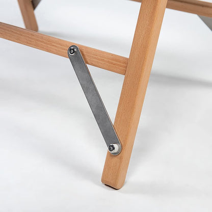 Outdoor Camping Folding  Solid Wood Kermit Chair