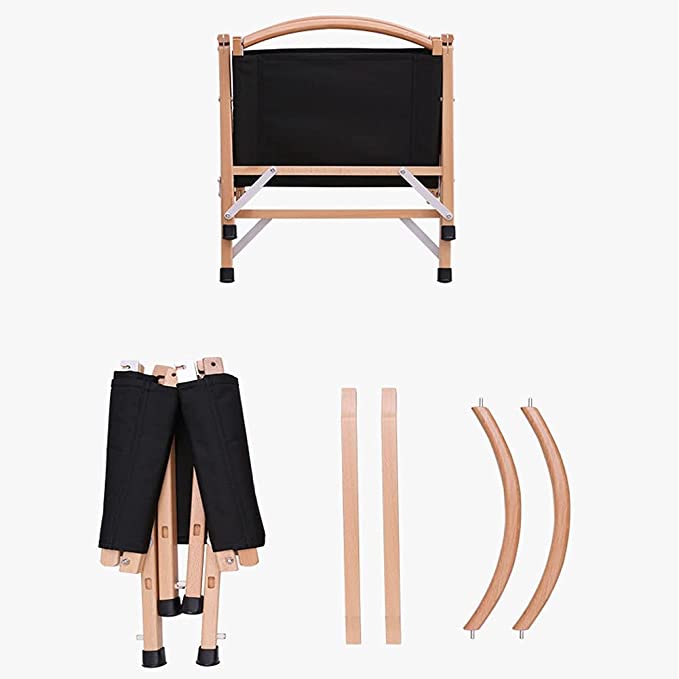 Outdoor Camping Folding  Solid Wood Kermit Chair