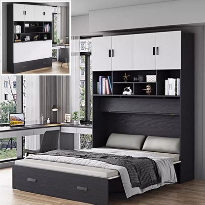 Murphy Cabinet Bed with Deepest Storage Shelf