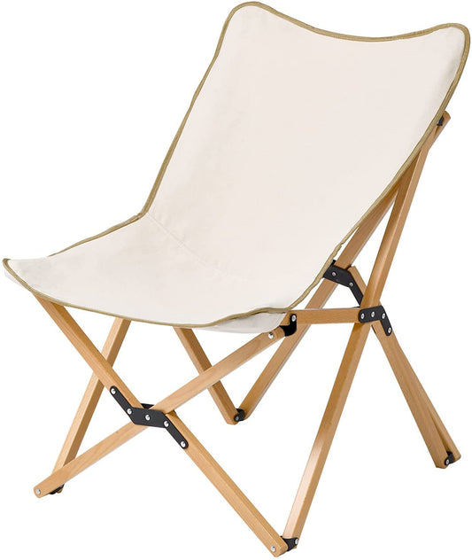 Outdoor Folding Wood Butterfly Chair
