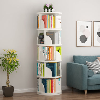 Rotating Stackable Shelves Bookshelf Organizer