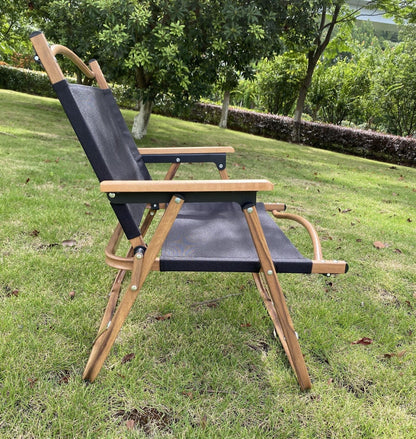 Wood Grain Heat Transfer Process Aluminum Folding Portable Kermit Chair