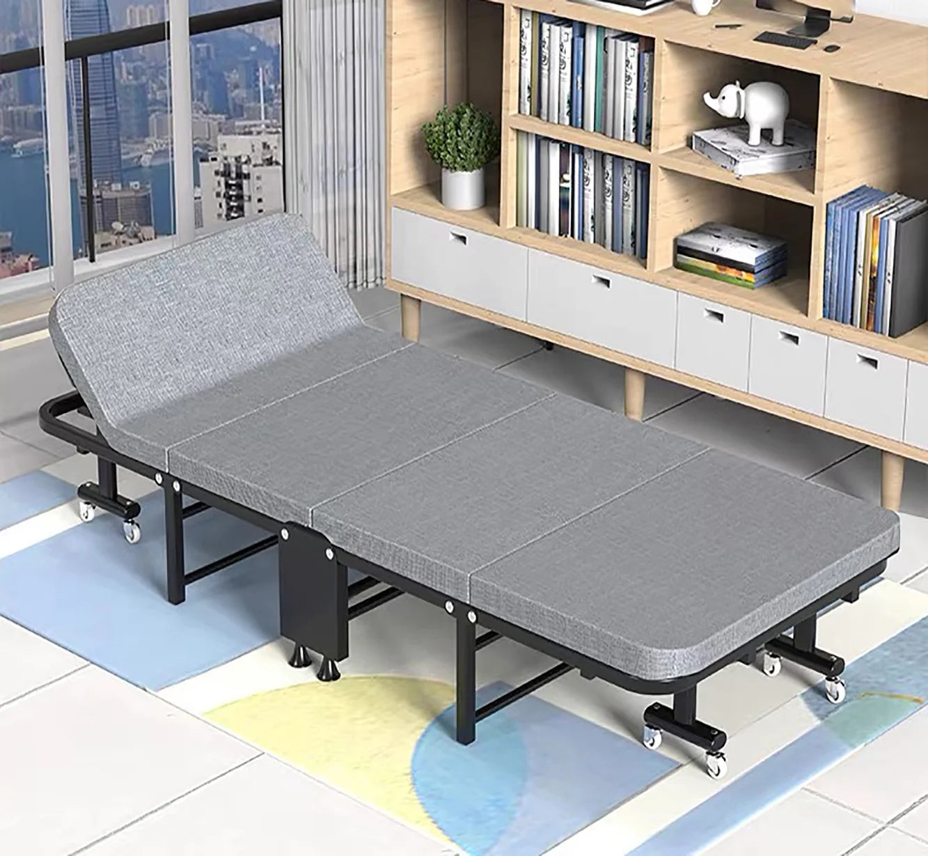 Folding Bed with Mattress