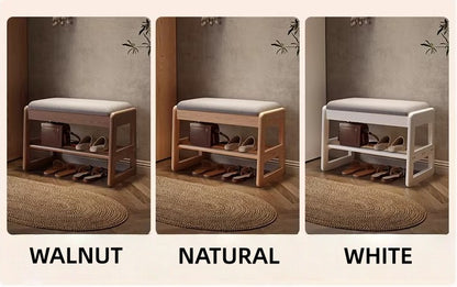 Shoe Bench with Storage for Entryway | Bench with Shoe Storage Underneath