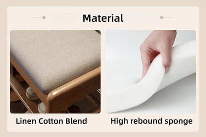 Shoe Bench with Storage for Entryway | Bench with Shoe Storage Underneath