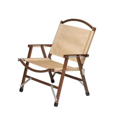 Outdoor Camping Folding  Solid Wood Kermit Chair