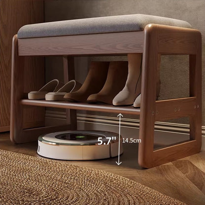 Shoe Bench with Storage for Entryway | Bench with Shoe Storage Underneath