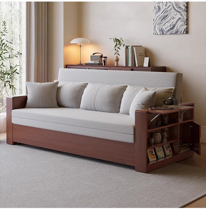 Multifunction Sofa Bed with Remote Controlled Lifting Coffee Table