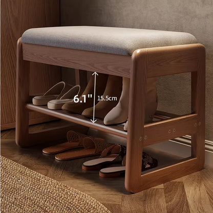 Shoe Bench with Storage for Entryway | Bench with Shoe Storage Underneath