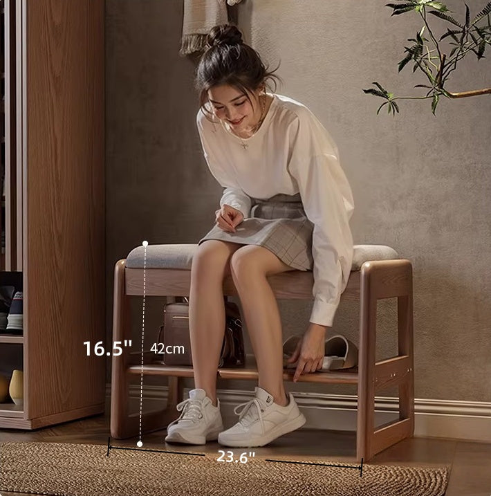 Shoe Bench with Storage for Entryway | Bench with Shoe Storage Underneath