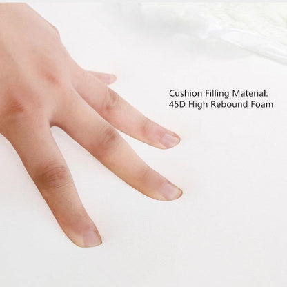 Rattan Weaving Armrests Leathaire Fabric Retro Sofa Bed with Underneath Storage