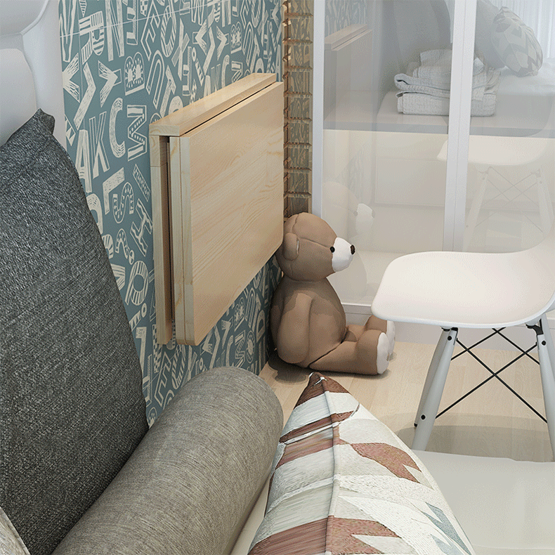Wall Mounted Fold Down Table for Small Apartment Living