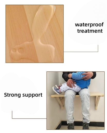 Wall Mounted Fold Down Table for Small Apartment Living