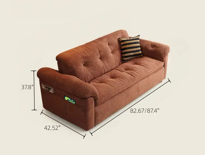 Chinese Style BE MY HOME Pull-Out Sofa Bed for Small Spaces with Pet-Friendly Fabric -- SOFA BED -