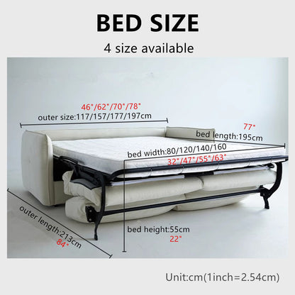 Sleeper Sofa Bed with Mattress