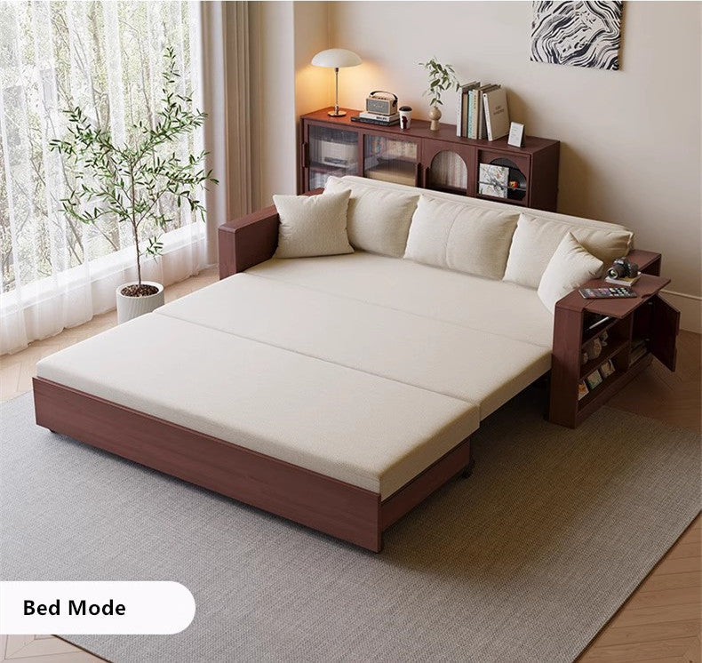 Multifunction Sofa Bed with Remote Controlled Lifting Coffee Table