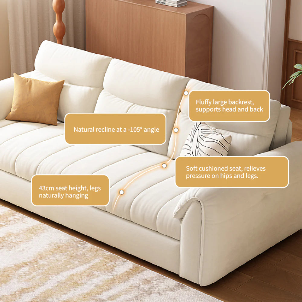 Japanese Style 2-in-1 Folding Sofa Bed with Storage, Pet-Friendly Fabric, Solid Wood Frame