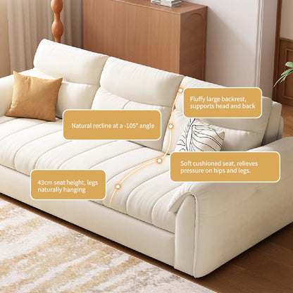 Japanese Style 2-in-1 Folding Sofa Bed with Storage, Pet-Friendly Fabric, Solid Wood Frame