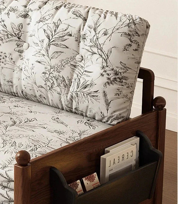 3-in-1 Convertible Sofa Bed with Side Table for Small Spaces -- SOFA BED -