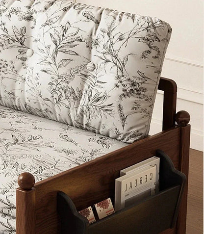 3-in-1 Convertible Sofa Bed with Side Table for Small Spaces -- SOFA BED -