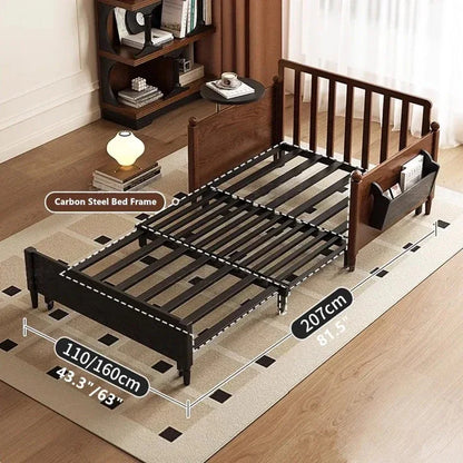 3-in-1 Convertible Sofa Bed with Side Table for Small Spaces -- SOFA BED -