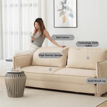 Nordic Minimalism Floor Sleeper Sofa Bed