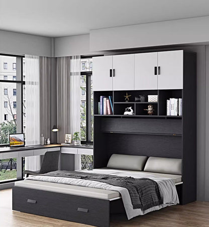 Murphy Cabinet Bed with Deepest Storage Shelf