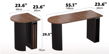 Oval Extendable Dining Table for Small Apartment | 2 to 6 Extendable Dining Table Set