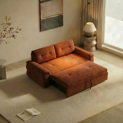 Chinese Style BE MY HOME Pull-Out Sofa Bed for Small Spaces with Pet-Friendly Fabric -- SOFA BED -