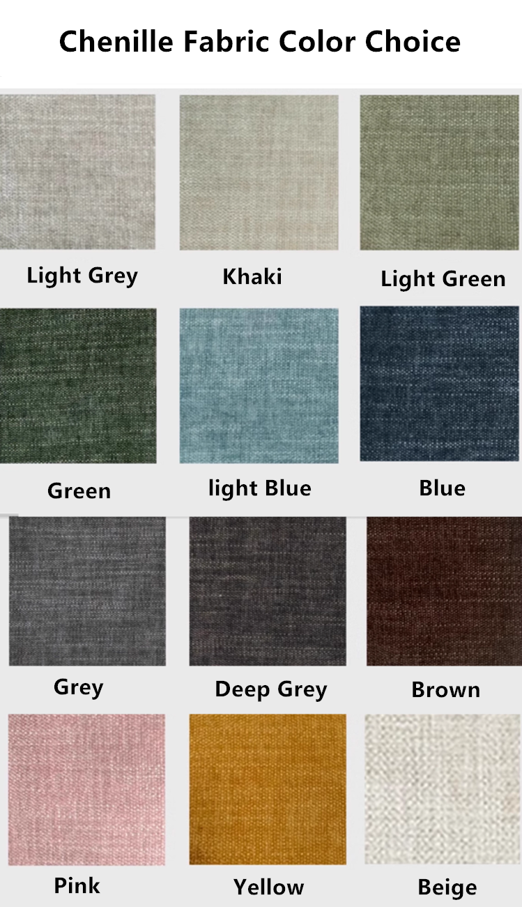 Nordic Minimalism Chenille Fabric Floor Sofa Bed