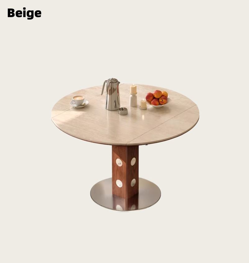 51" Round Foldable Dining Table with Ash Wood 2026