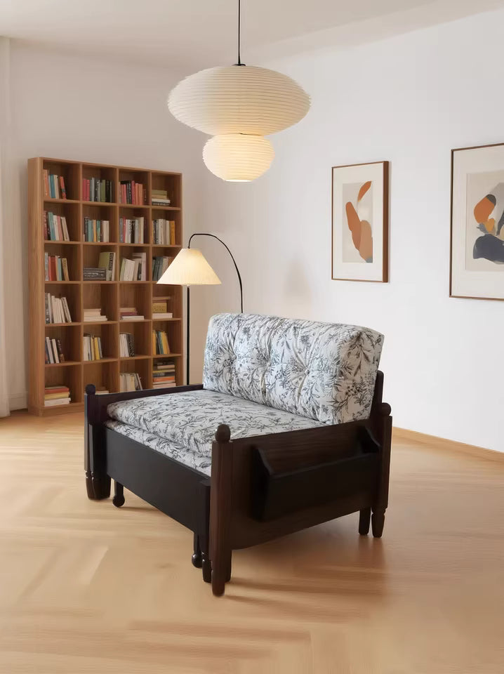 3-in-1 Convertible Sofa Bed with Side Table for Small Spaces -- SOFA BED -