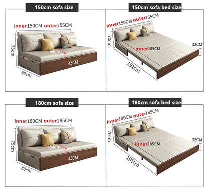 SOFA BED WITH UNDERNEATH STORAGE