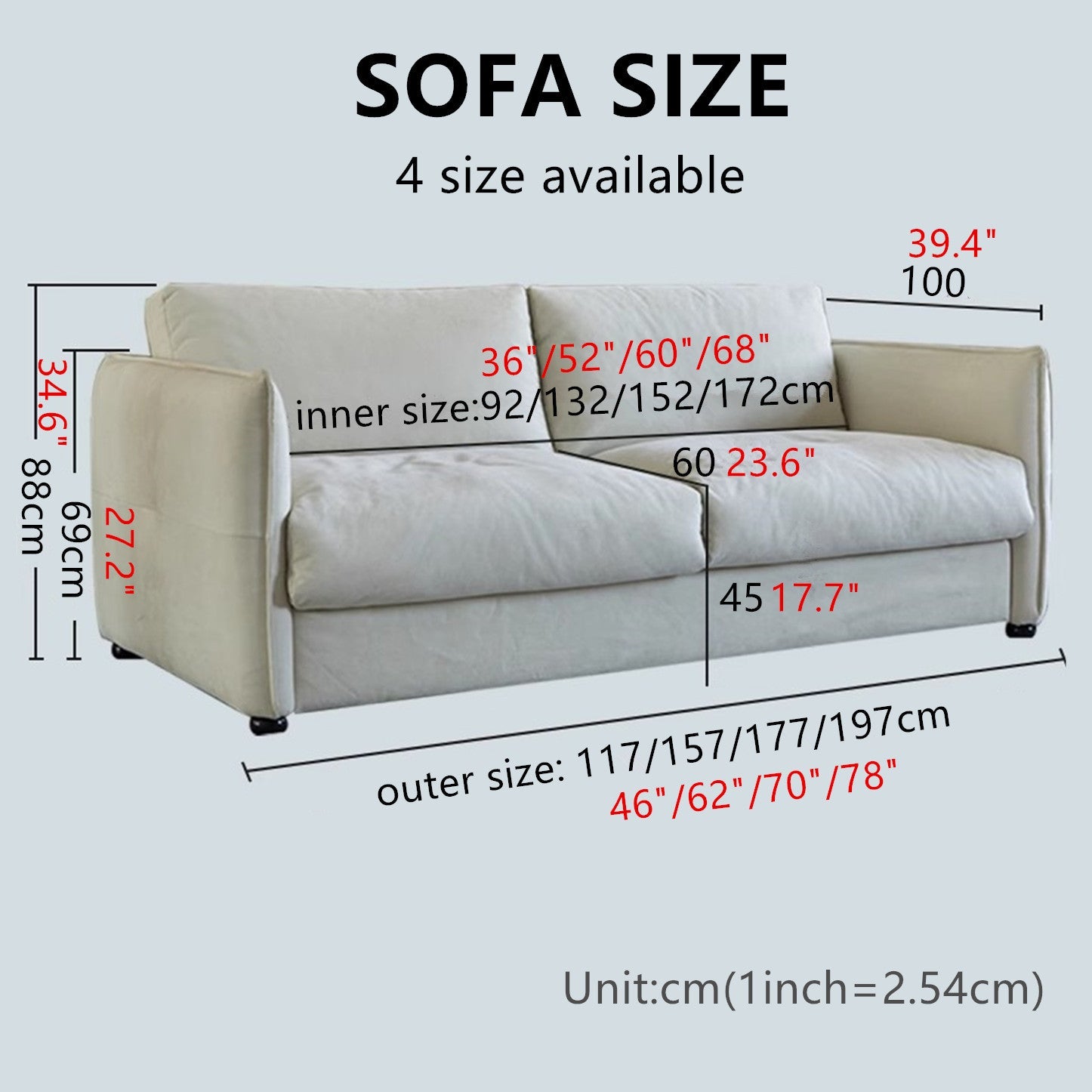 Sleeper Sofa Bed with Mattress