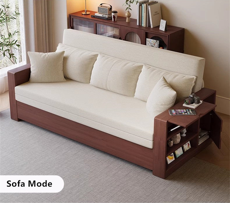 Multifunction Sofa Bed with Remote Controlled Lifting Coffee Table